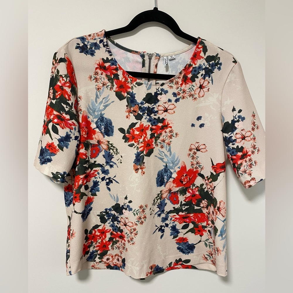 Floral Print Women's Top